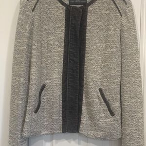 Tart Collections  gray tweed knit blazer, size M
